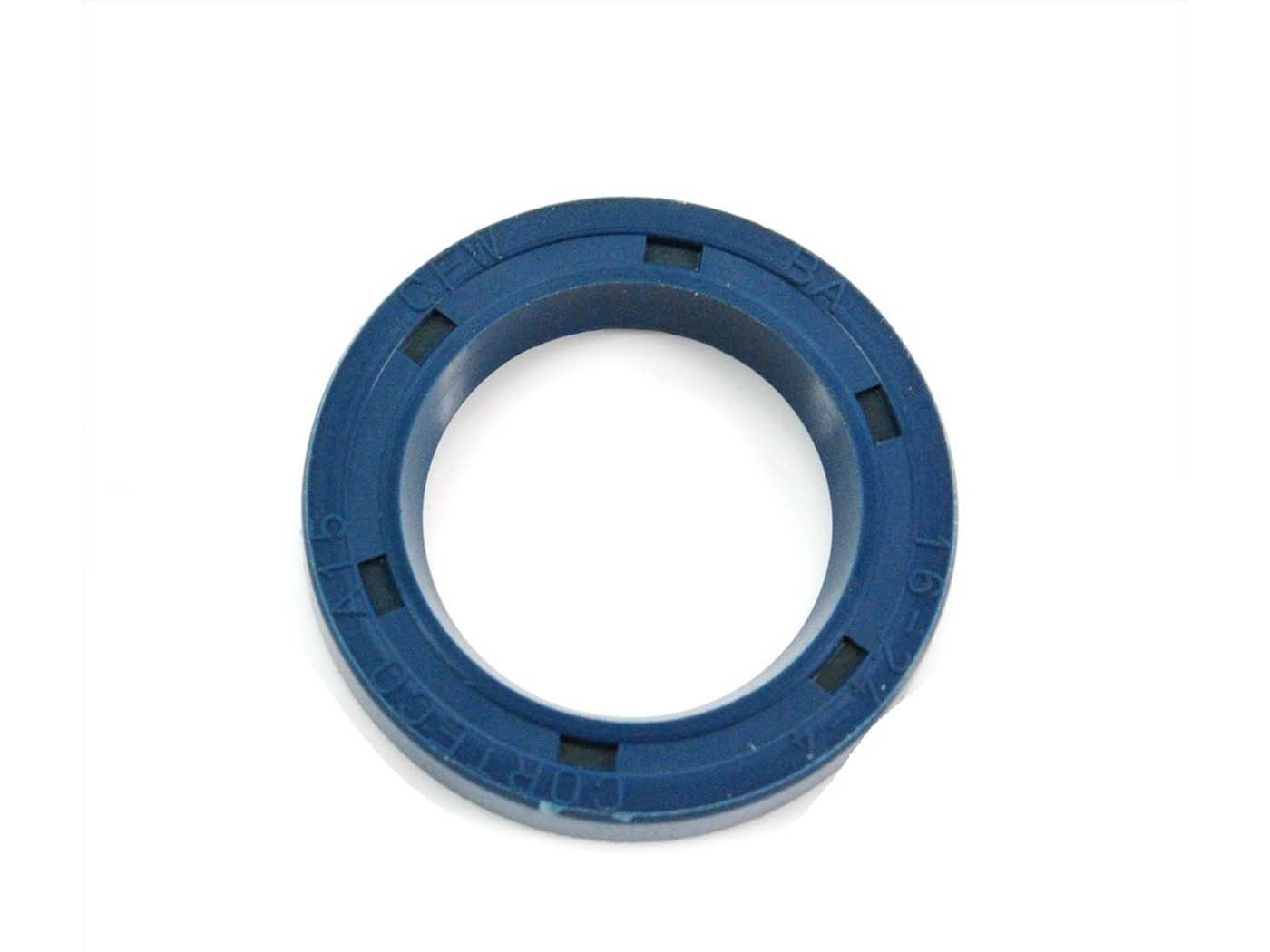 Simering cauciuc albastru 16x24x4mm pentru Hercules Prima 2, Prima 3, Prima 4, Prima 5, Prima 6 și alte modele