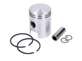 Set piston 38mm 50cc ax 12mm pentru Puch MS 50, VS 50, MV 50, DS 50, VZ 50 și alte modele