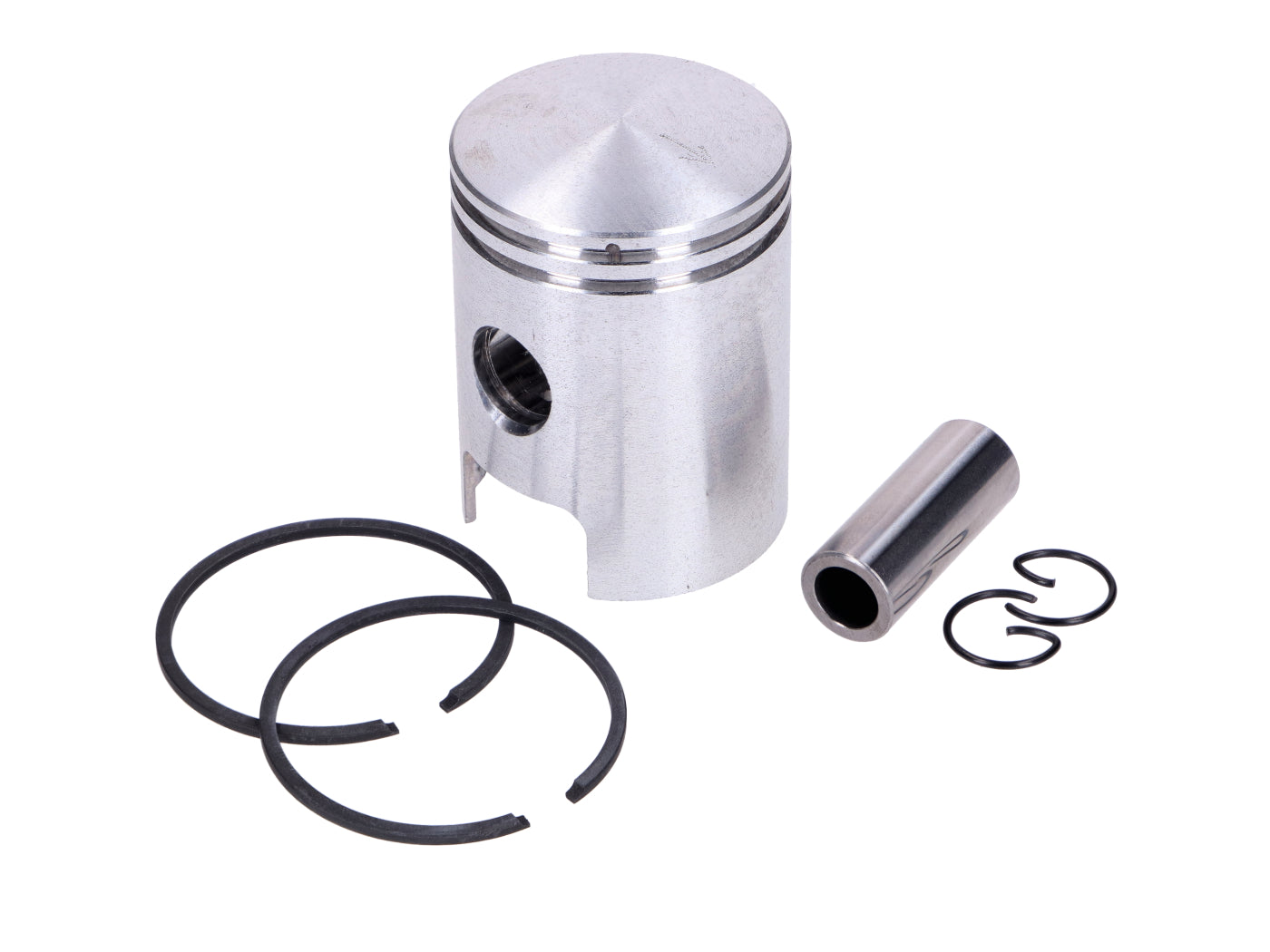 Set piston 38mm 50cc ax 12mm pentru Puch MS 50, VS 50, MV 50, DS 50, VZ 50 și alte modele