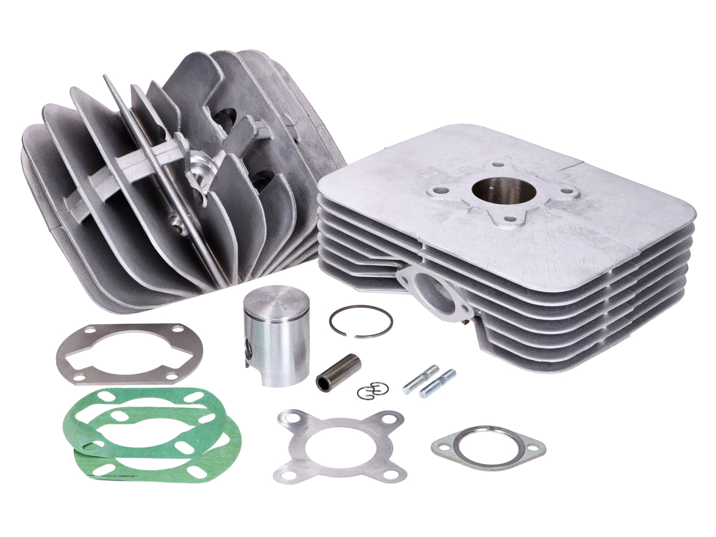 Kit cilindru Parmakit 40mm 50cc cursă scurtă cu chiulasă pentru Hercules K 50 Ultra, Prima GT, Prima GX, Sachs RS 50 și alte modele