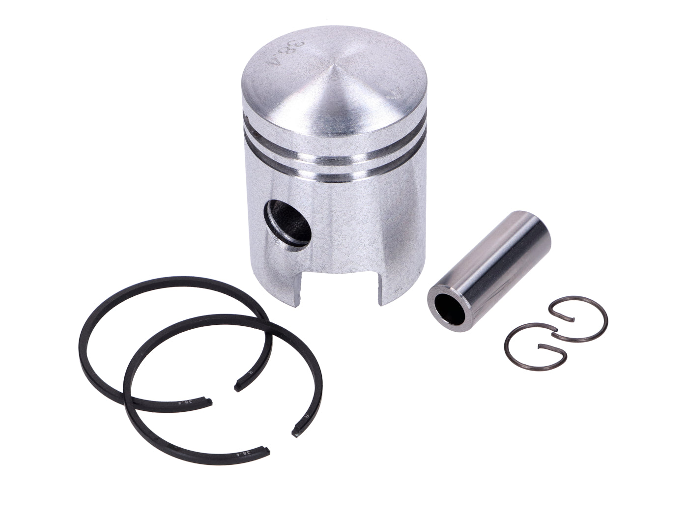 Set piston aluminiu 38,40mm ax 12mm pentru Piaggio Ciao, Citta și alte modele