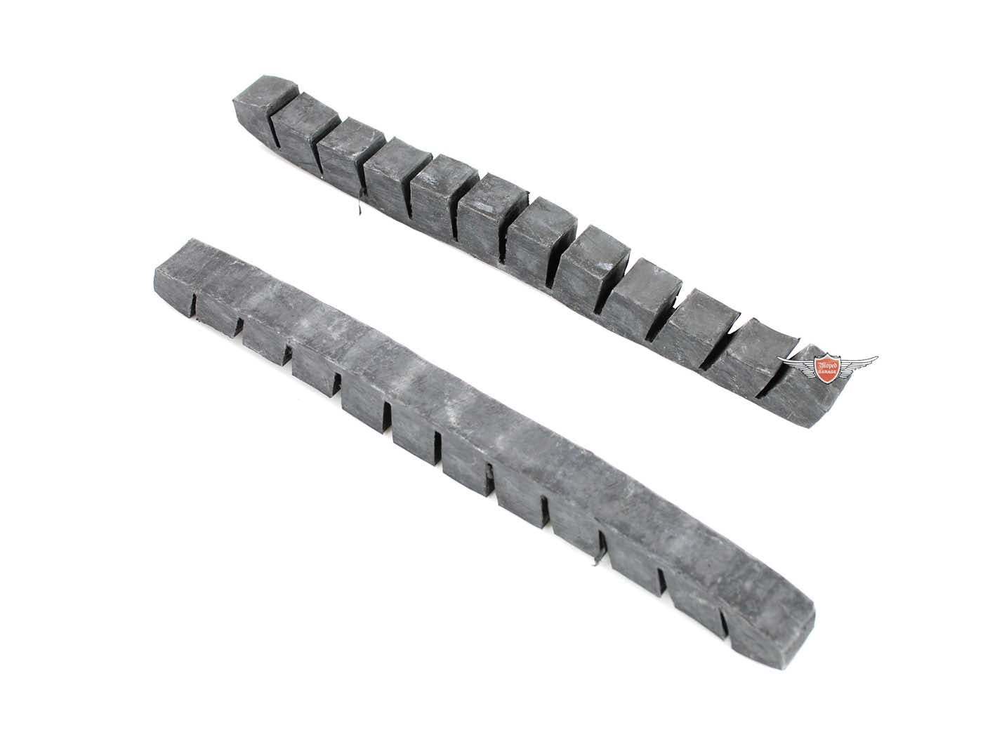 Cauciuc amortizor negru 190mm pentru Zündapp CS, CX, Hai, GTS, KS și alte modele