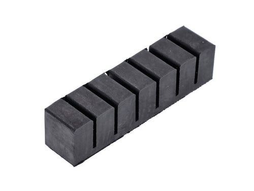 Amortizor cauciuc cilindru negru 64x14x15mm pentru Zündapp CS, CX, Hai, GTS, KS, ZD, ZL, ZX, ZS, ZR, ZA și alte modele