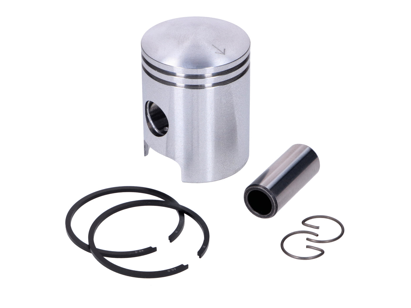 Set Piston NTS Parts mărimea A 39,945mm bolț 14mm pentru Kreidler Florett, Flory MF 20, MF 32, MF 12, MF 13 și alte modele