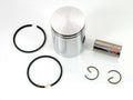 Set piston aluminiu 38mm cu segmenți și ax 14mm pentru Hercules K 50 Ultra, Prima GT, Prima GX (Sachs 506)