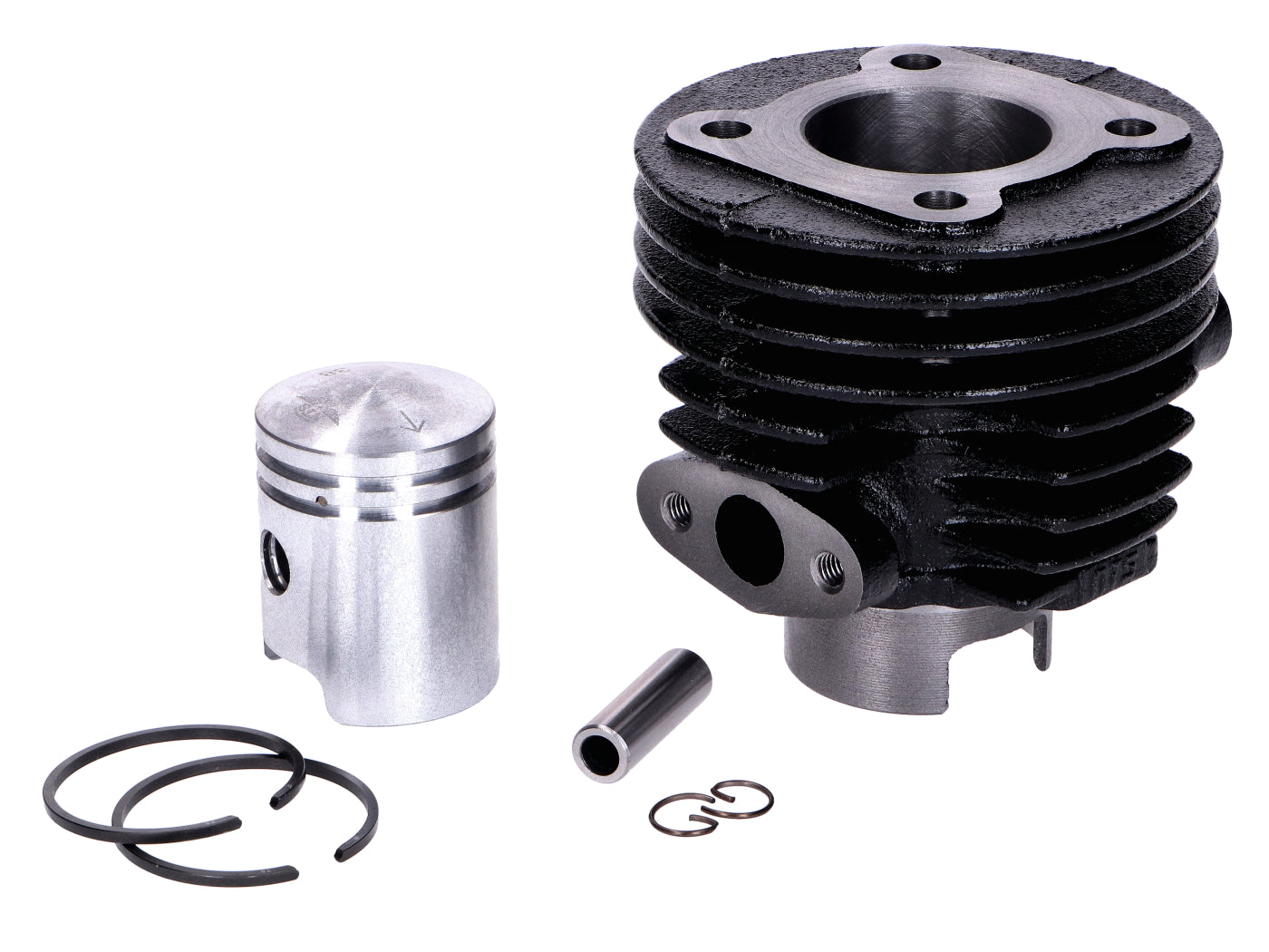 Kit Cilindru NTS Parts fontă 50cc alezaj 38mm ax piston 10mm pentru Puch MS 50, VS 50, MV 50, DS 50, MS 25