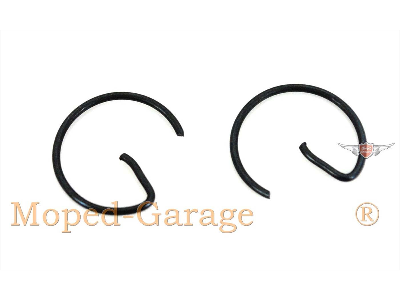 Siguranțe ax piston moped 14mm, 2 bucăți pentru Hercules, Zündapp, Puch, Kreidler și alte modele