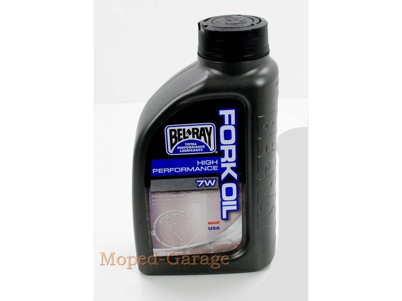 Ulei de furcă Bel-Ray Mineral 7W 1 litru pentru Zündapp, Kreidler, Piaggio și alte modele