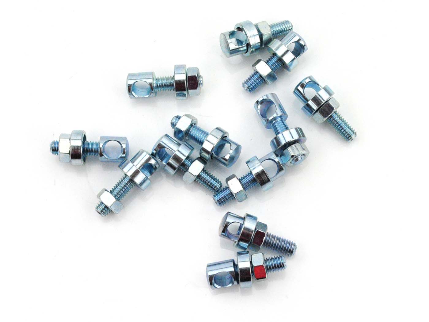 Set 12 suporți aripi 5mm M5 x 15mm pentru moped, bicicletă Hercules, Tomos, Piaggio Mofa, Kreidler, Simson și alte mărci