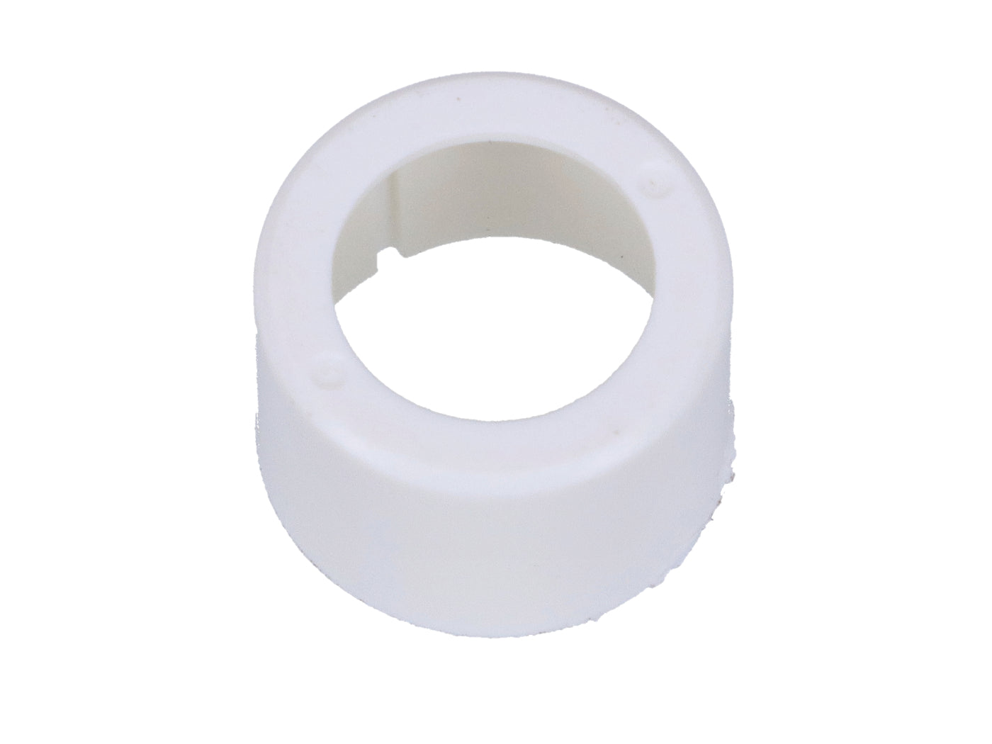 Bucșă plastic Gurtner 17x19mm albă pentru Peugeot RCX LC 50 2T, 103 LC 50 2T, 103 AC 50 2T, RCX AC 50 2T, MBK AV-7 și alte modele