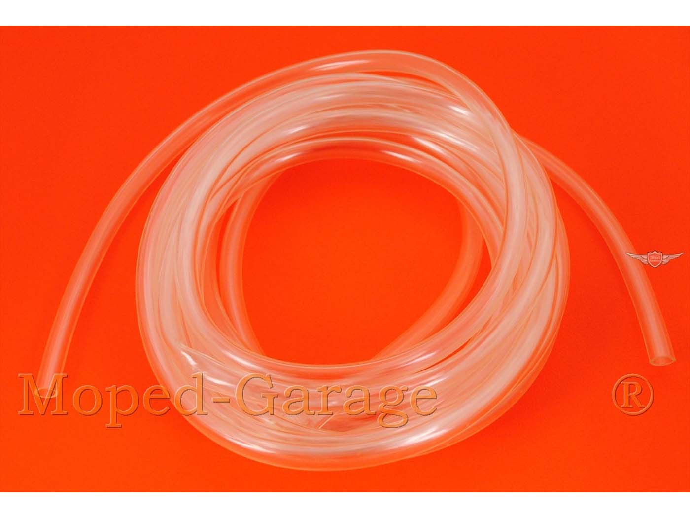 Furtun benzină transparent 5 metri 6 x 8mm pentru Zündapp, Kreidler, Puch, Hercules, Simson și alte modele