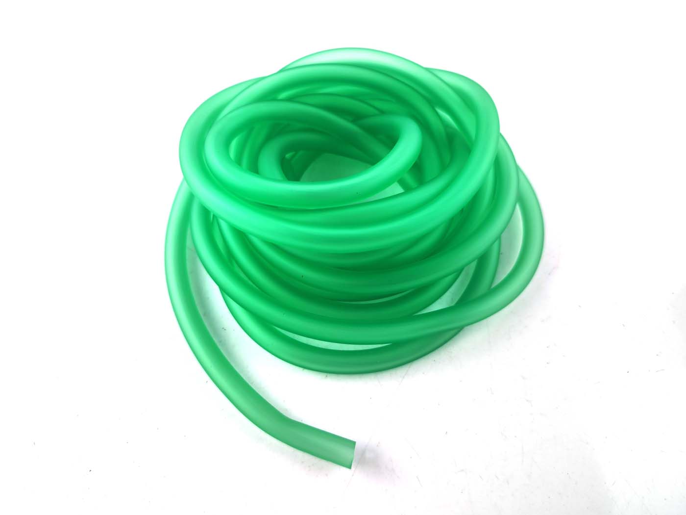 Furtun combustibil rolă 5 metri 6 x 9mm verde transparent pentru Hercules, Kreidler, Puch și alte modele