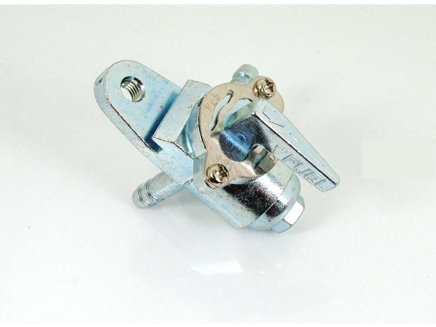 Robinet de benzină metalic argintiu pentru Honda Dax, Mokick, ST 50, ST 70