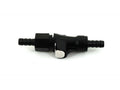 Conector rapid furtun benzină plastic 6mm negru universal pentru moped și mokick