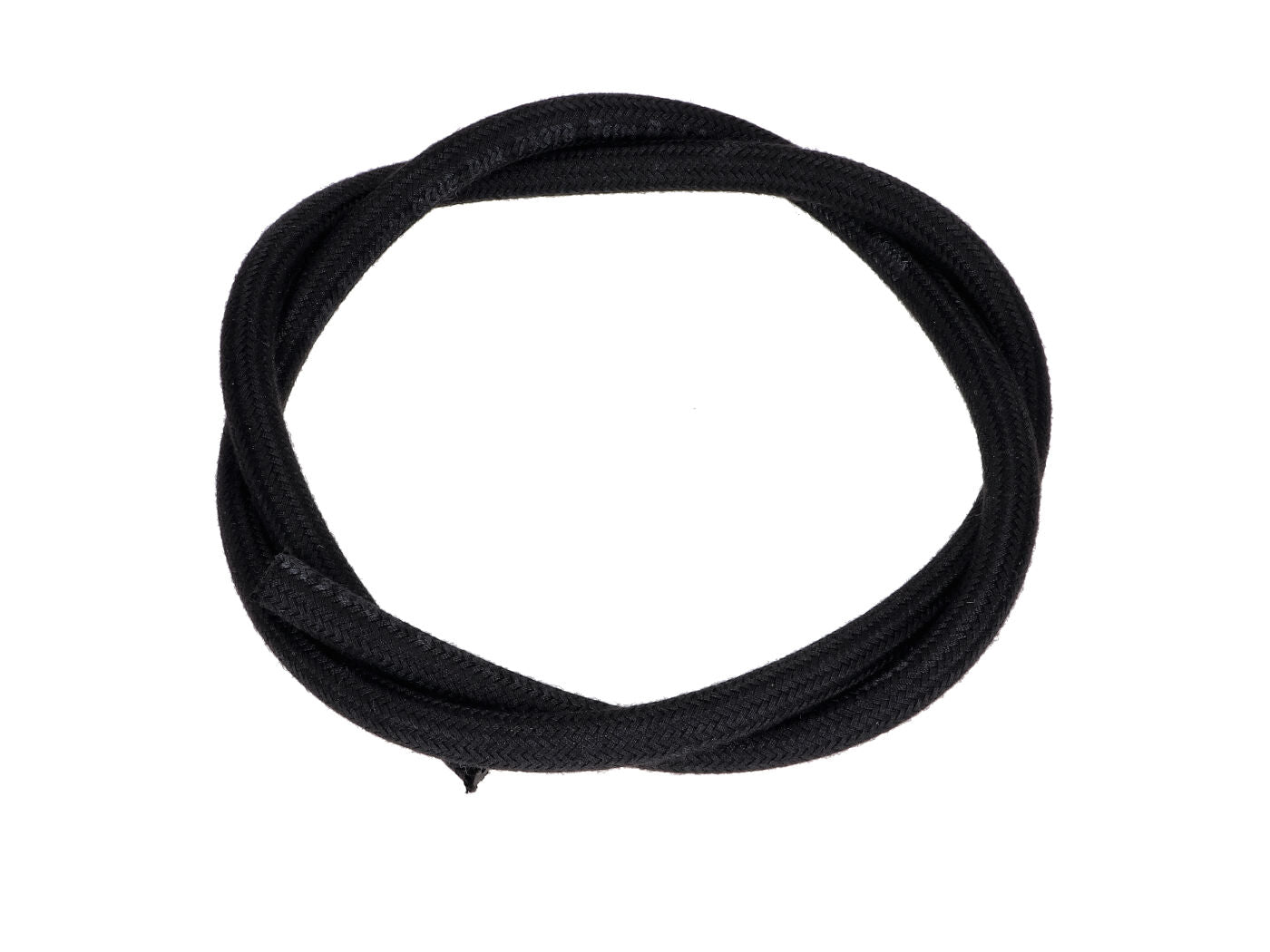 Furtun combustibil textil 4mm x 9,5mm 1m negru pentru Zündapp, Hercules, Kreidler, Simson și alte modele
