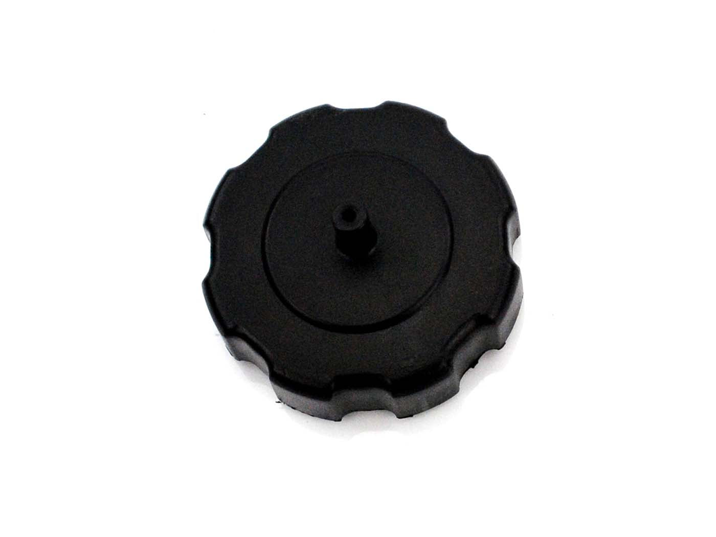 Capac rezervor plastic negru cu aerisire filet M54 pentru Yamaha DT 50, DT 80 MX