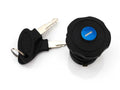 Capac rezervor cu blocare negru 37mm cu 2 chei pentru Peugeot 101, 103 AC 50 2T, Mobylette GAC Motobecane Mobylette
