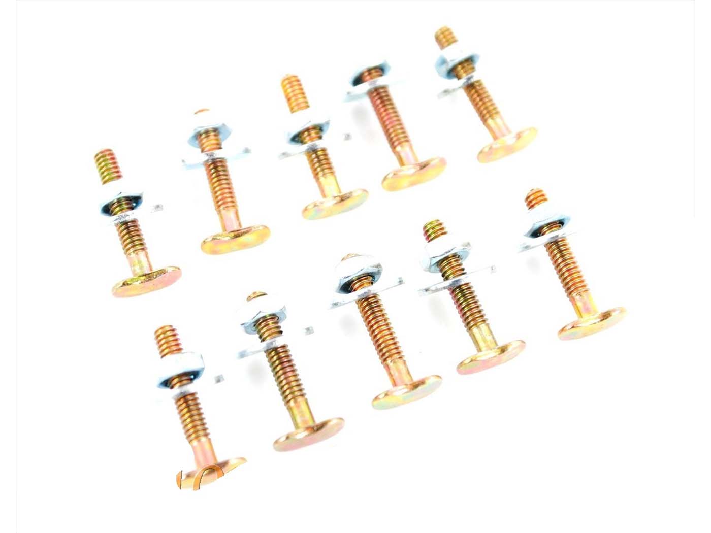 Set șuruburi M3 x 18mm cu piulițe și șaibe pentru Zündapp, Puch, Hercules, Kreidler și alte modele