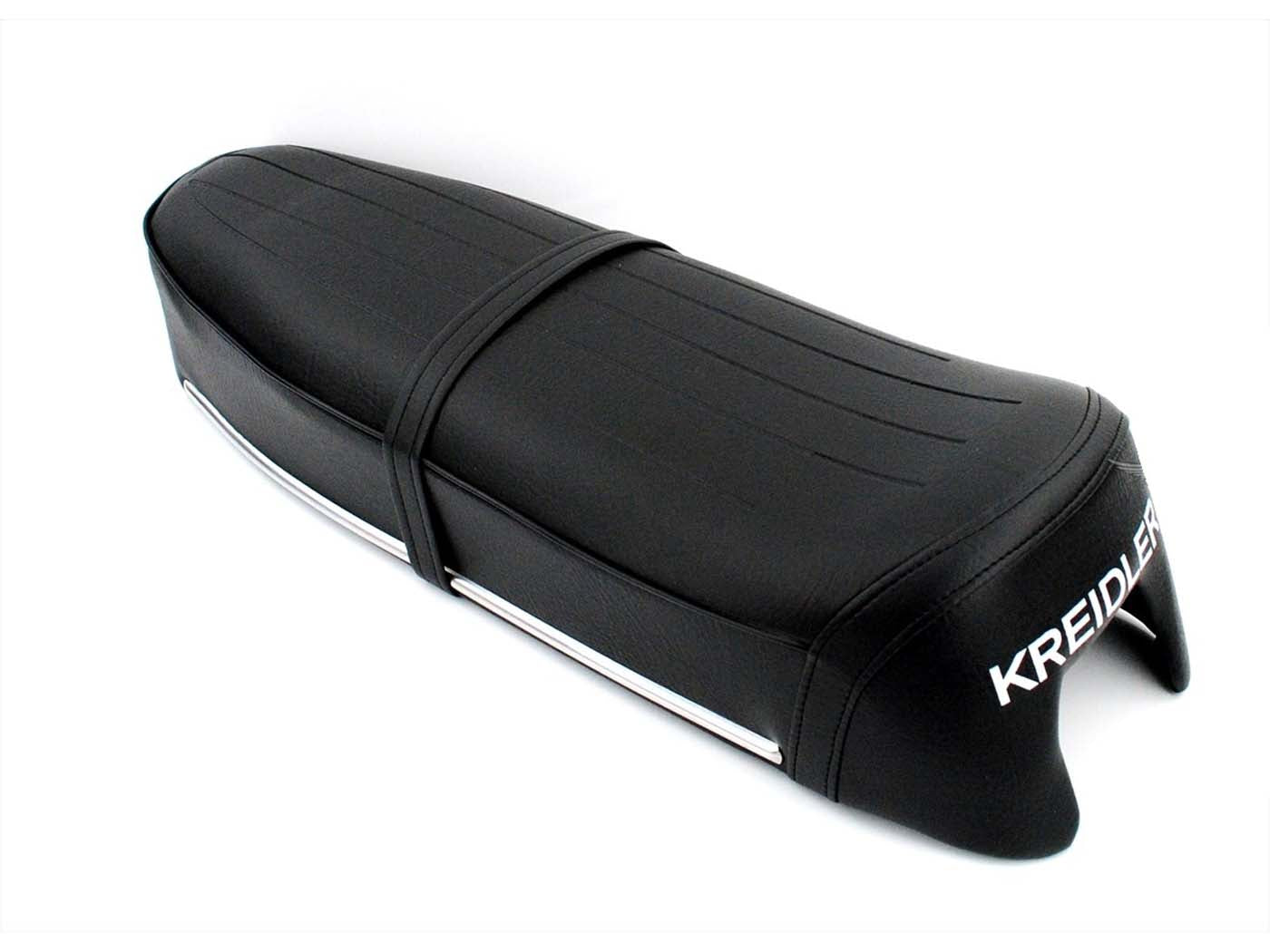 Șa Neagră 630mm x 240mm cu Compartiment Scule pentru Kreidler Florett RS-GS (K54/503)