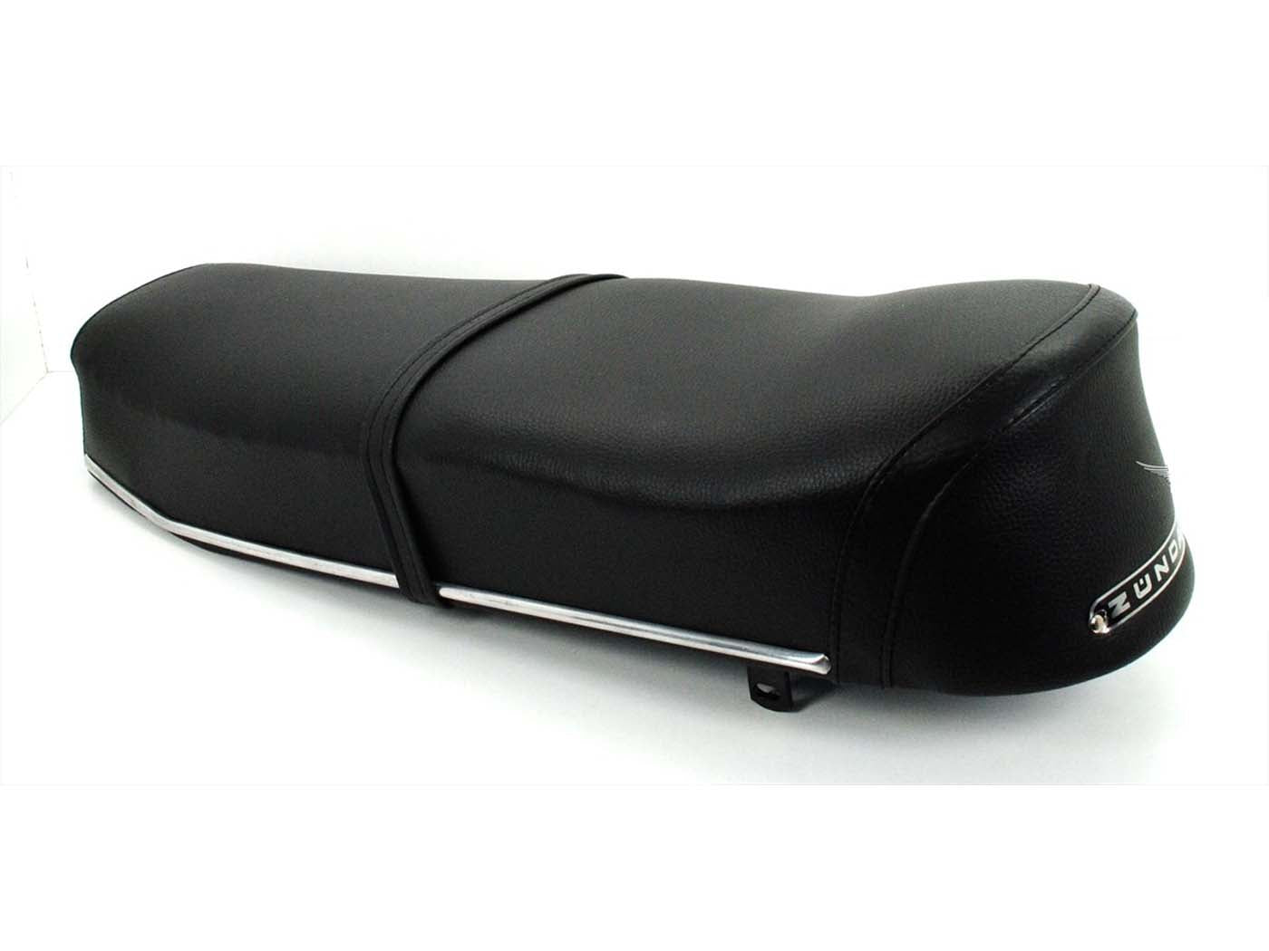 Șa neagră 610x200x110mm pentru Zündapp C 50 Sport, GTS 50 și alte modele
