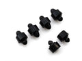 Set garnituri cauciuc șa 6 piese negru pentru Simson KR50 Schwalbe, KR51, KR51/1, KR51/2, Sperber SR4-3, Habicht SR4-4
