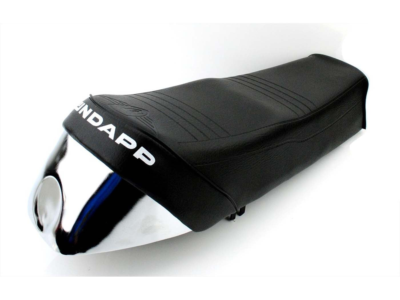 Șa banchetă metal negru 650mm pentru Zündapp KS 50, GTS 50 (517-39L0), GTS 50 (517-40L0), GTS 50 (529-02L0) și alte modele