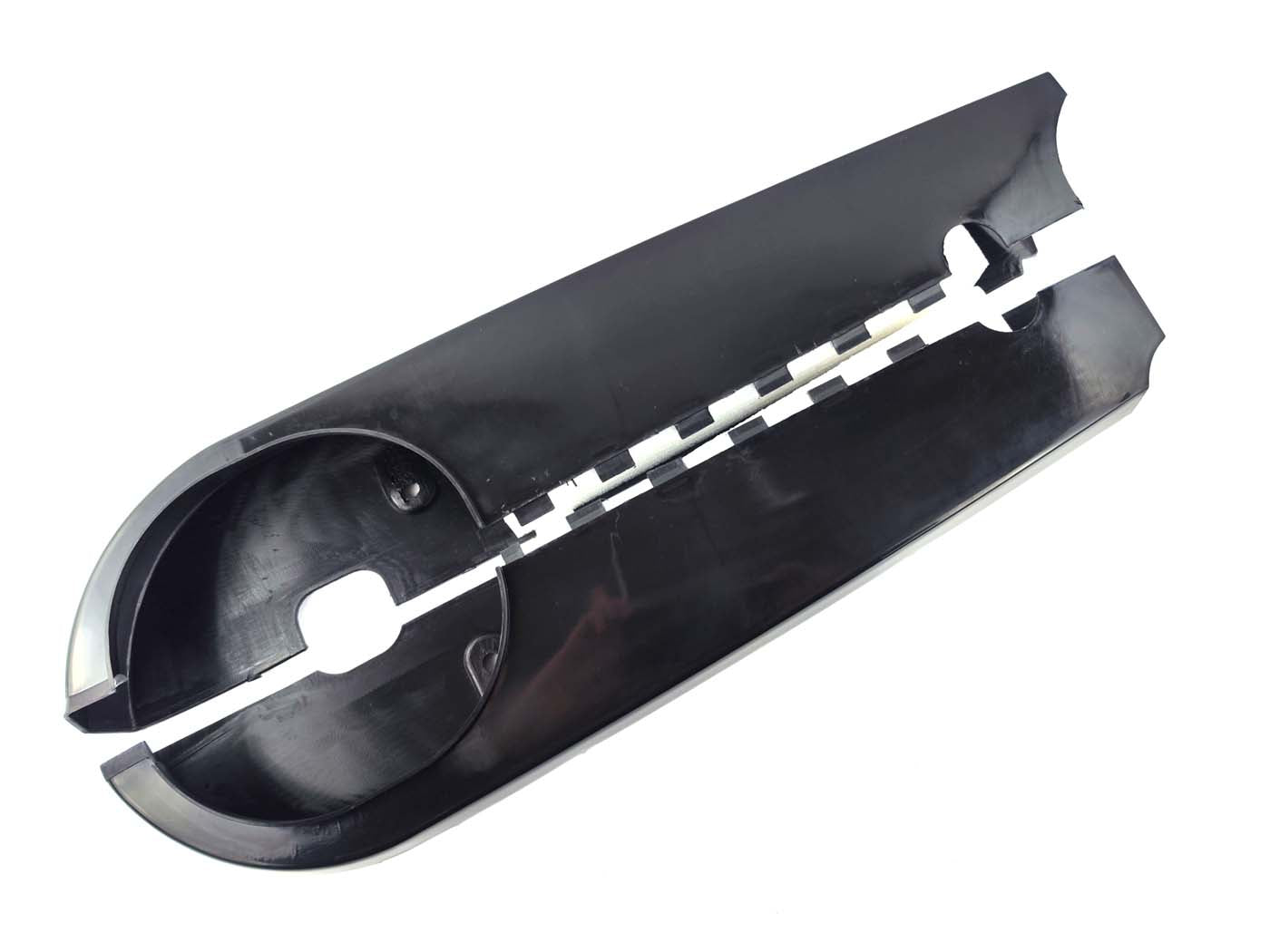 Carcasă lanț plastic negru mat pentru Kreidler RMC E50, RMC D125, RMC F125, Florett RS-GS