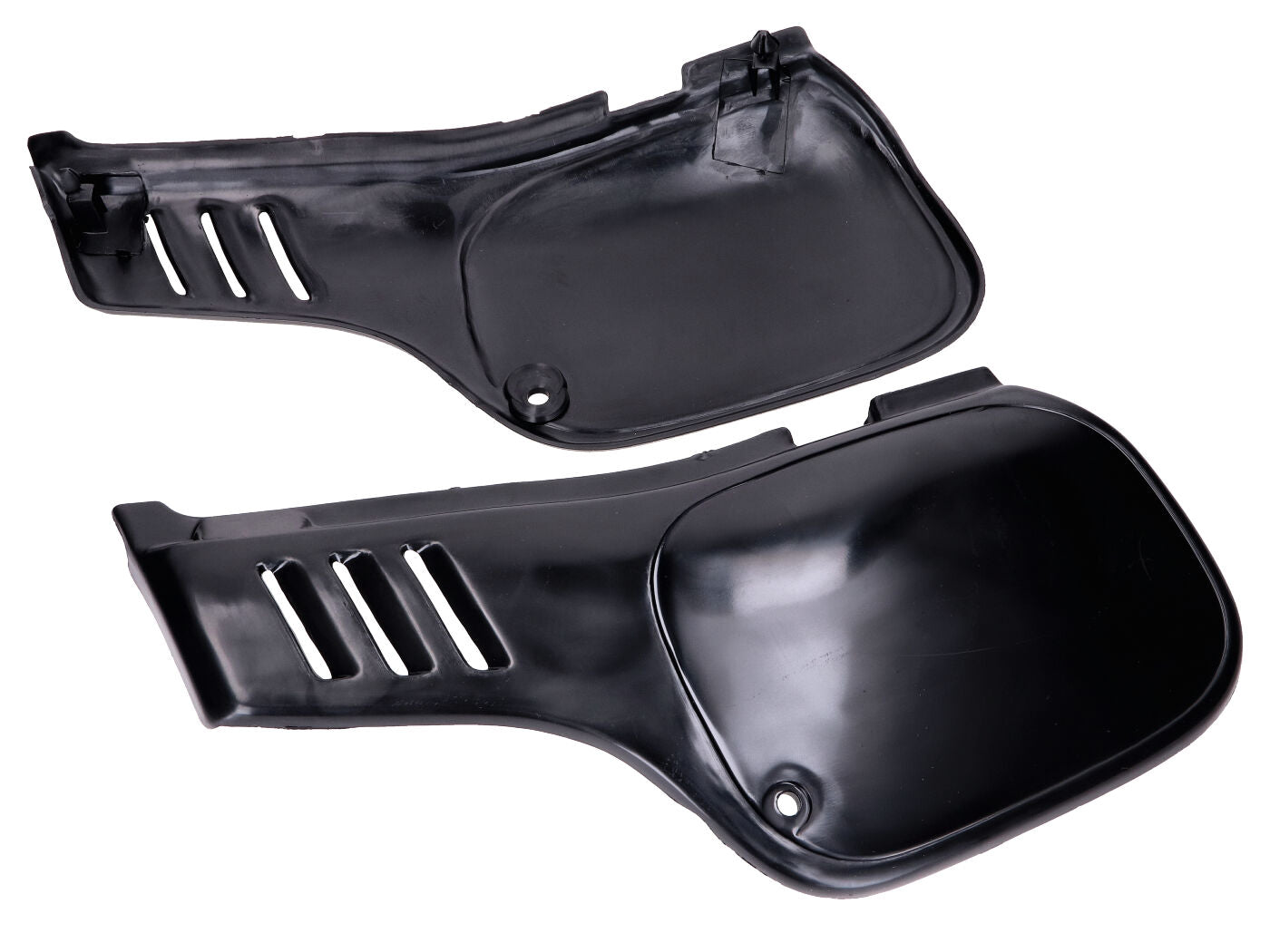 Set carenaj lateral 2 piese plastic negru pentru Honda MTX 50 Automatic, MTX 50 AC, MTX 50 LC, MTX 80 AC