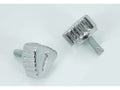 Set șuruburi 2 piese 13mm cromat pentru Kreidler Flory, Florett, MF și alte modele, Puch Maxi