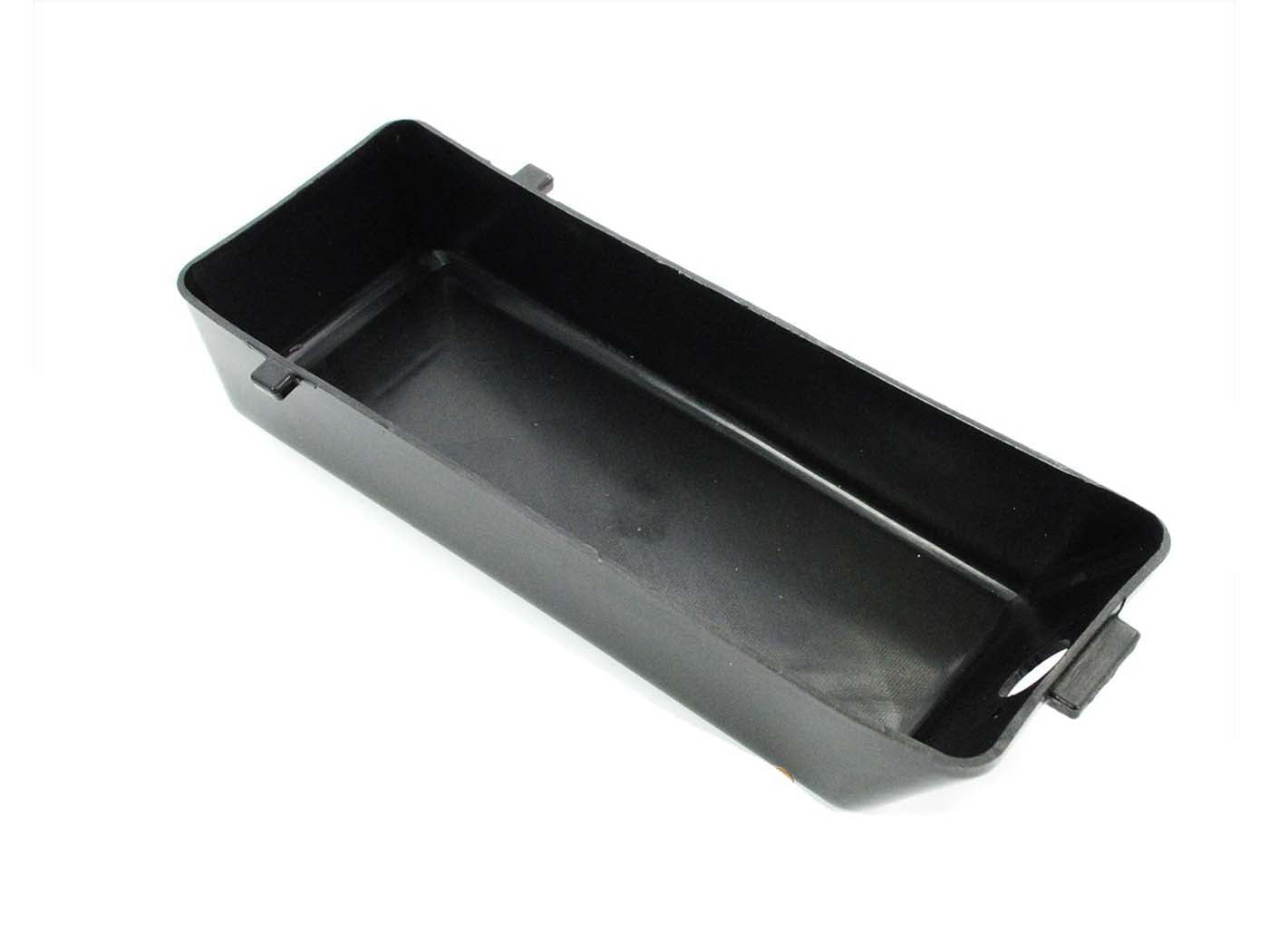 Compartiment scule plastic negru NTS Parts pentru Kreidler Flory MF 20, MF 32, MF 12, MF 13, MF 23 și alte modele
