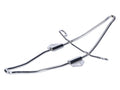 Suport apărătoare față cromat NTS Parts pentru Kreidler Florett Mustang/Cross 50