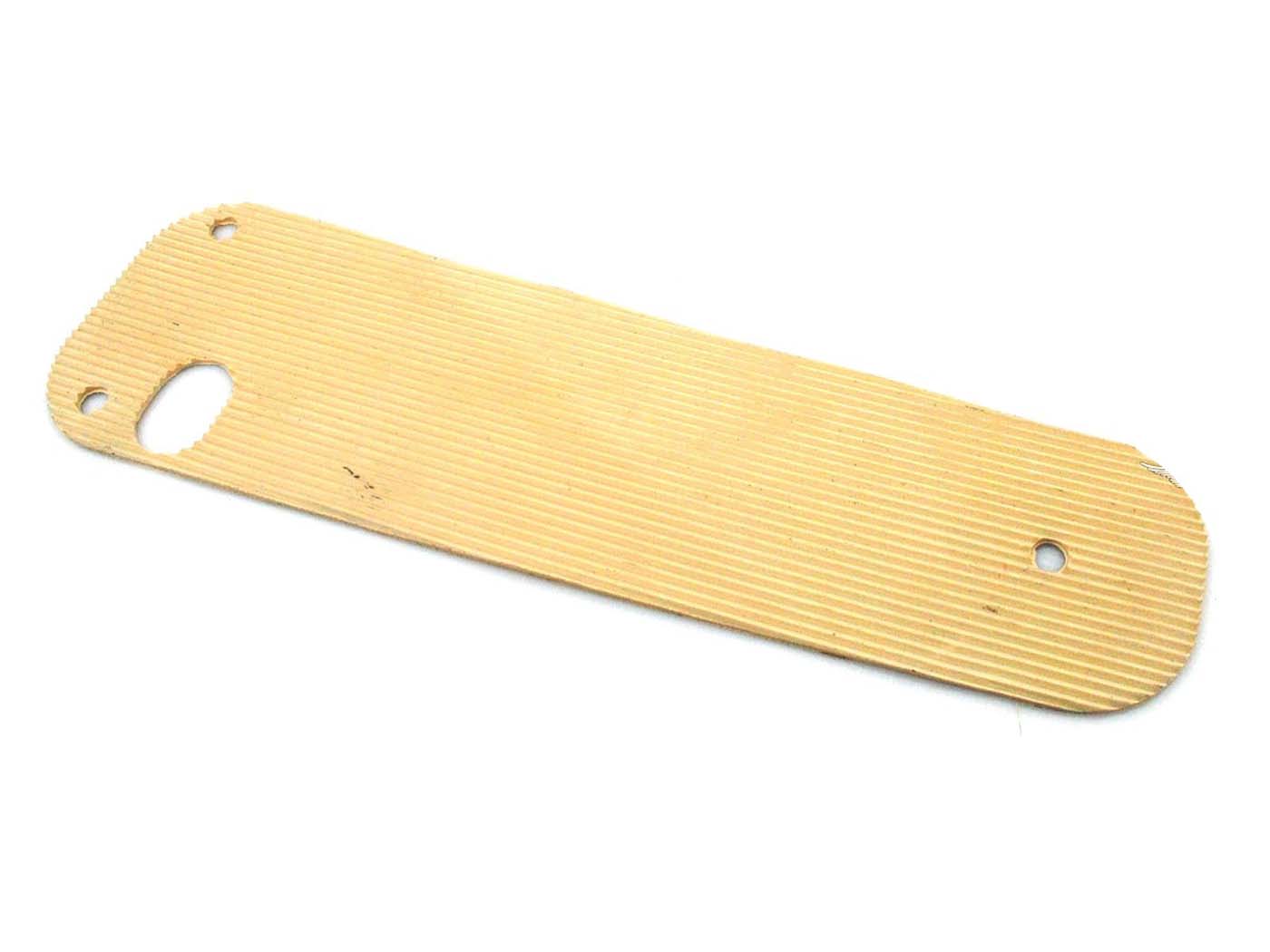 Covoraș cauciuc dreapta culoare fildeș pentru Simson KR50 Schwalbe, KR51/1 Schwalbe, KR51/2 Schwalbe