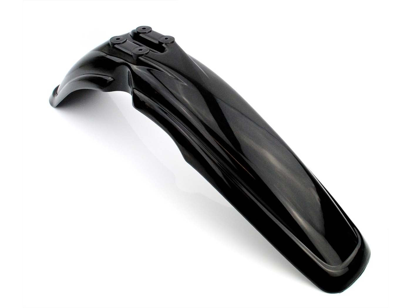Apărătoare roată față negru plastic pentru Yamaha DT 50 MX, DT 80 MX