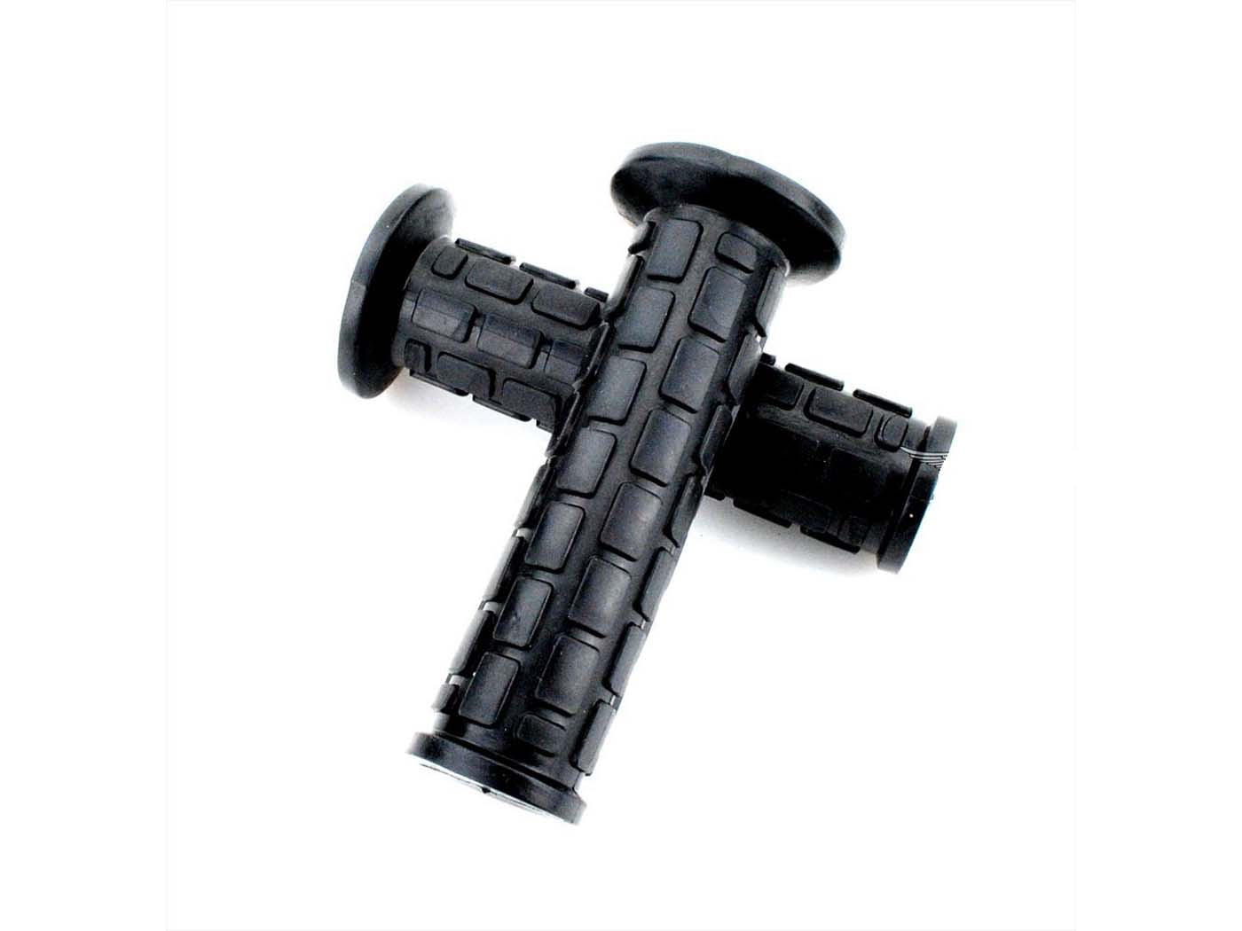 Set mansoane cauciuc negru 120mm 22mm 24mm 31mm pentru Zündapp KS, GTS, Kreidler Florett, Hercules MK Ultra, Puch Cobra, KTM și alte modele Mofa, Moped, Mokick