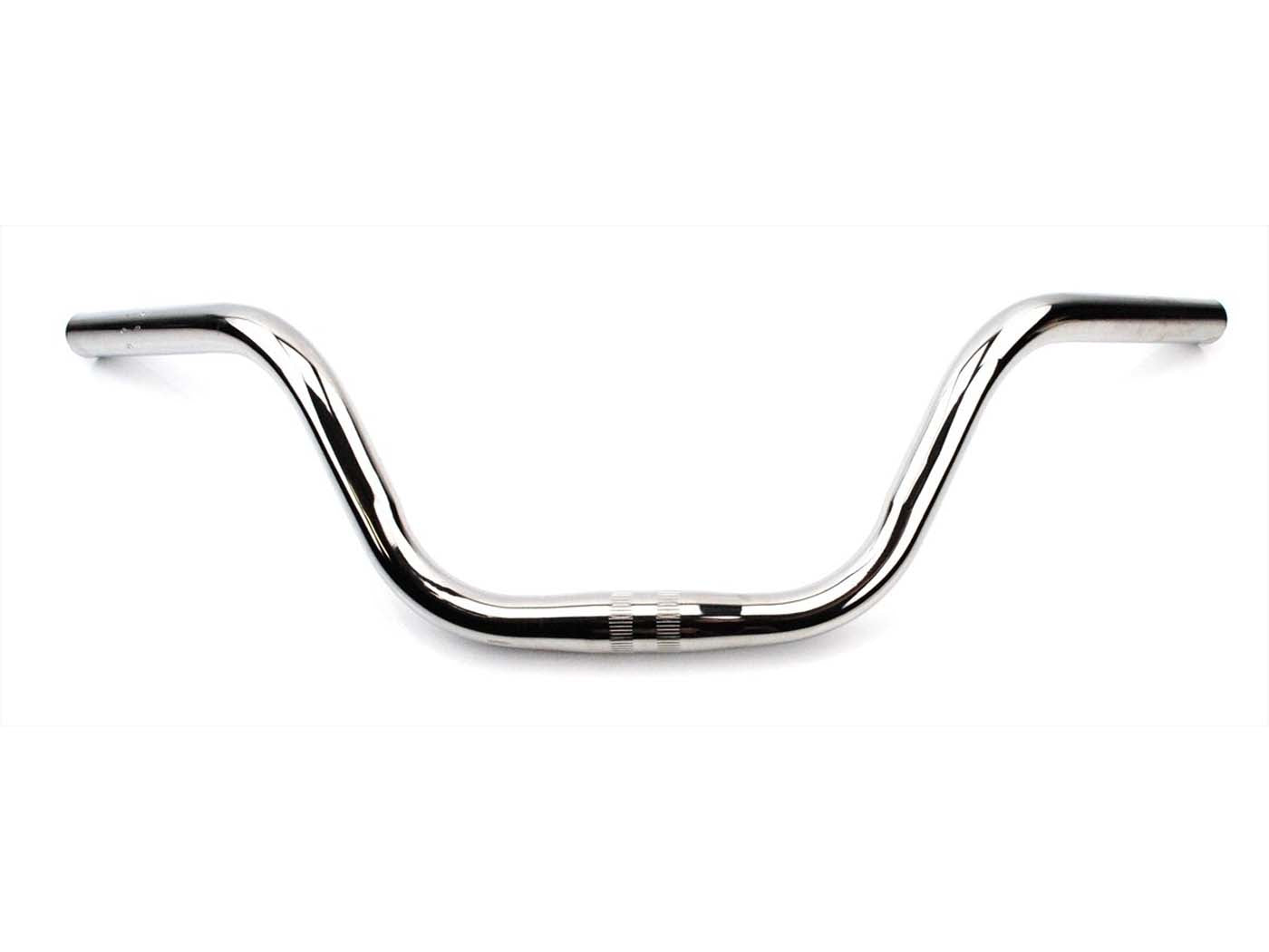 Ghidon scuter cromat 550mm 110mm 25mm pentru Piaggio Ciao, Simson, Puch Maxi, Kreidler Flory și alte modele