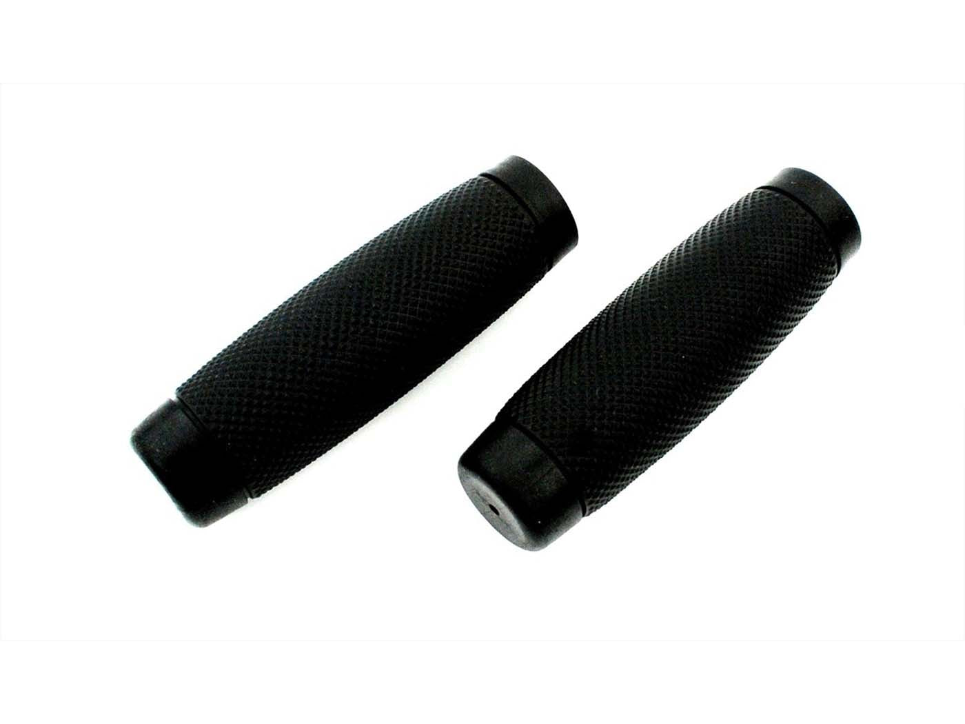 Set Manșoane Ghidon Negru 22/24mm 125mm pentru Zündapp GTS C 50 Sport, KS Combinette, Kreidler Florett și alte modele