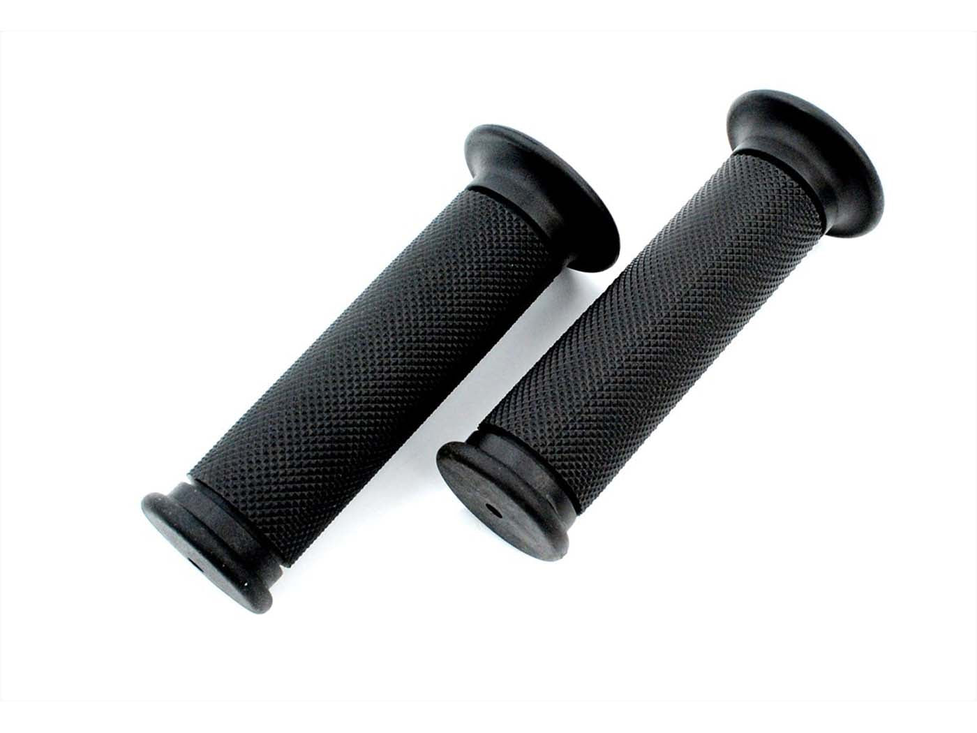 Set manșoane ghidon negru 22/24mm 125mm pentru Zündapp, Kreidler, Puch și alte modele