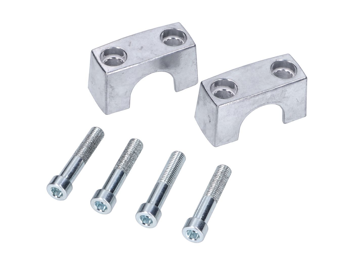 Set bride ghidon NTS Parts 22mm cu șuruburi pentru Puch Maxi S/N, Maxi L2A, Maxi K2, Maxi P1 și alte modele