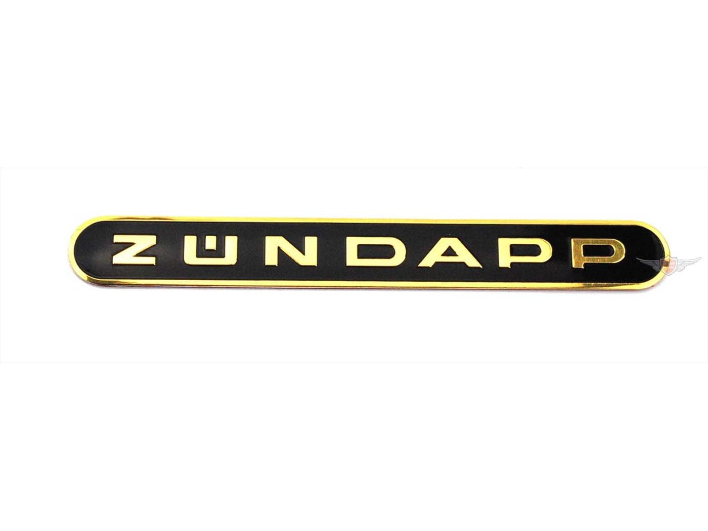 Autocolant rezervor negru-auriu pentru Zündapp GTS, KS, C, R 442, Combinette 515, 517 și alte modele