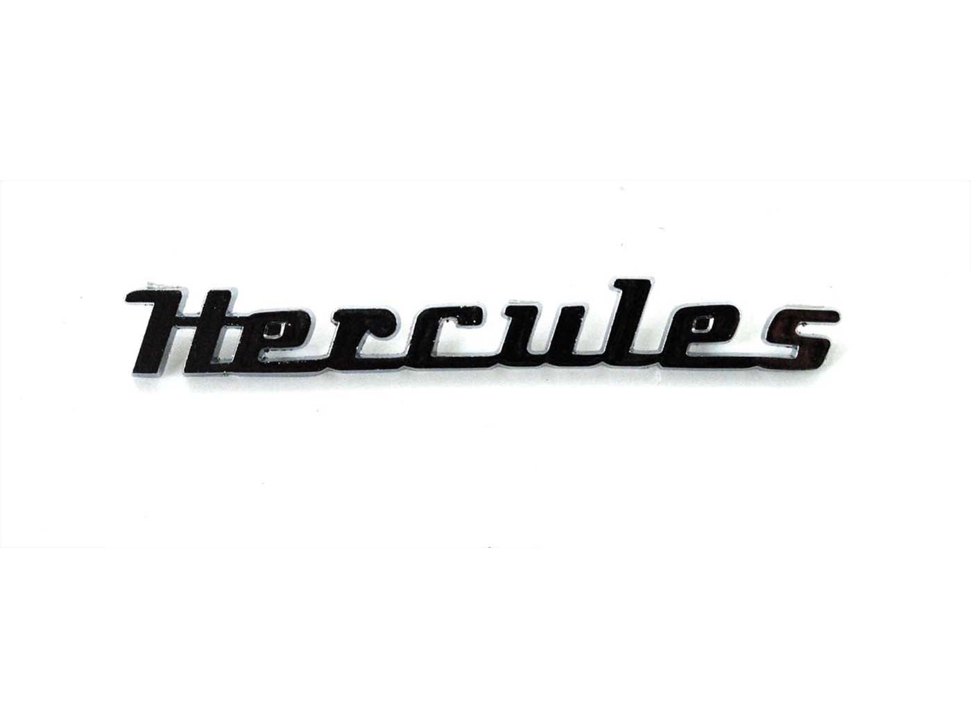 Emblemă metalică caroserie 80x10mm distanță fixare 49mm pentru Hercules K 50 Ultra, K 50 Ultra I LC, K 50 Ultra II LC, K 50 Ultra III LC