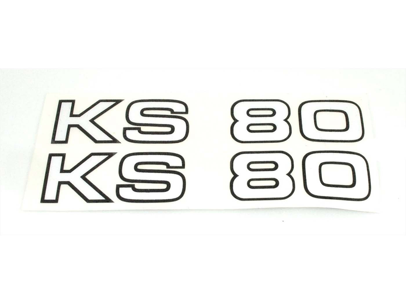 Set autocolante capac lateral pentru Zündapp KS 80, KS 80 Touring, KS 80 Super, KS 80 Sport și alte modele