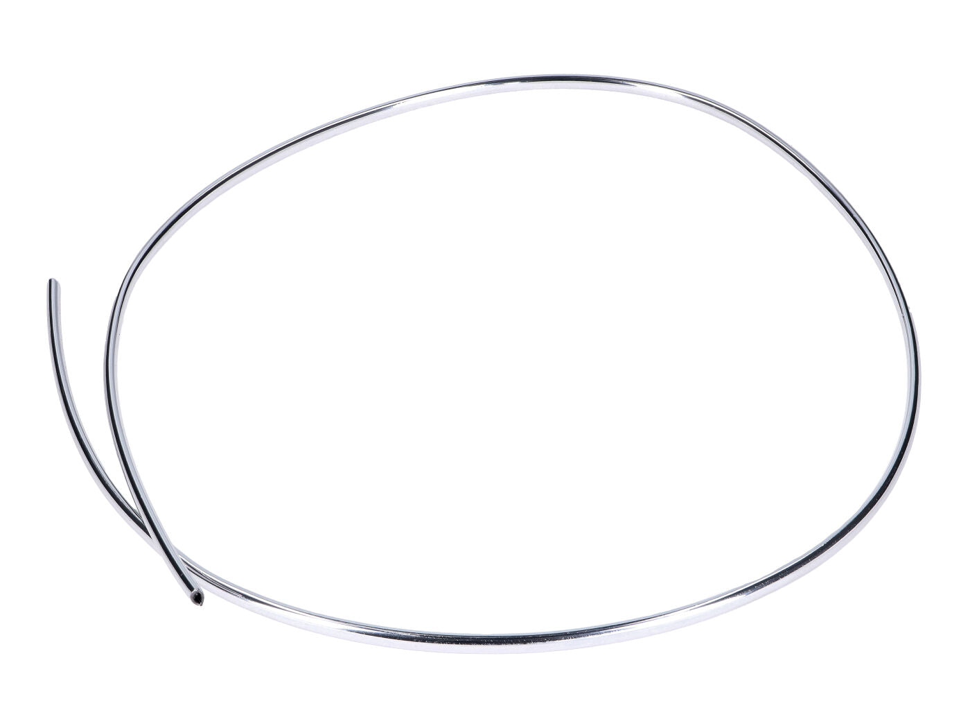 Bandă marginală cromată autoadezivă 110 cm pentru Simson KR50 Schwalbe, KR51/1 Schwalbe, KR51/2 Schwalbe