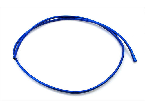 Bandă decorativă cromată albastră autoadezivă 100-110 cm pentru Simson KR50 Schwalbe, KR51/1 Schwalbe, KR51/2 Schwalbe