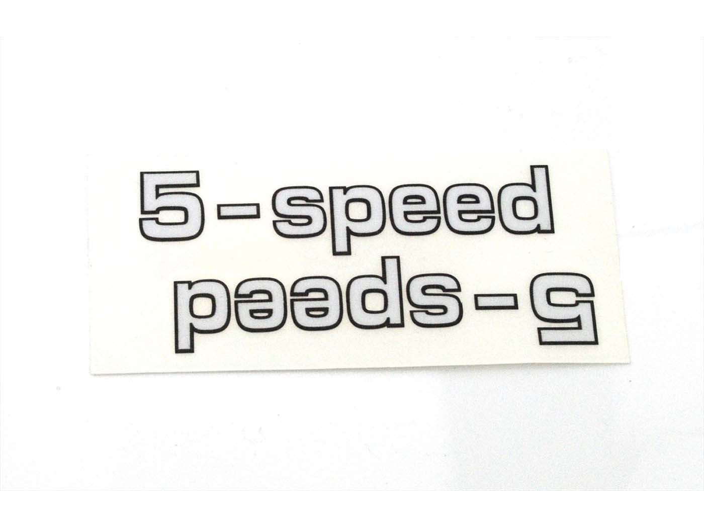 Set autocolante 5 viteze capac lateral carenaj pentru Zündapp GTS 50