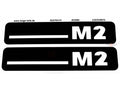 Set autocolante MOGA 2 bucăți 105mm x 21mm pentru Hercules Limbo, Zenith și alte modele