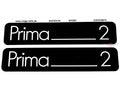 Set autocolante MOGA 2 bucăți 105mm x 21mm pentru Hercules Prima 2, Prima 3, Prima 4, Prima 5, Prima 6 și alte modele