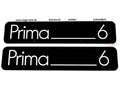 Set autocolante MOGA 2 bucăți 105mm x 21mm pentru Hercules Prima 6