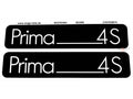 Set Autocolante MOGA 105mm x 21mm pentru Hercules Prima 4 / 4N / 4S / 4SL