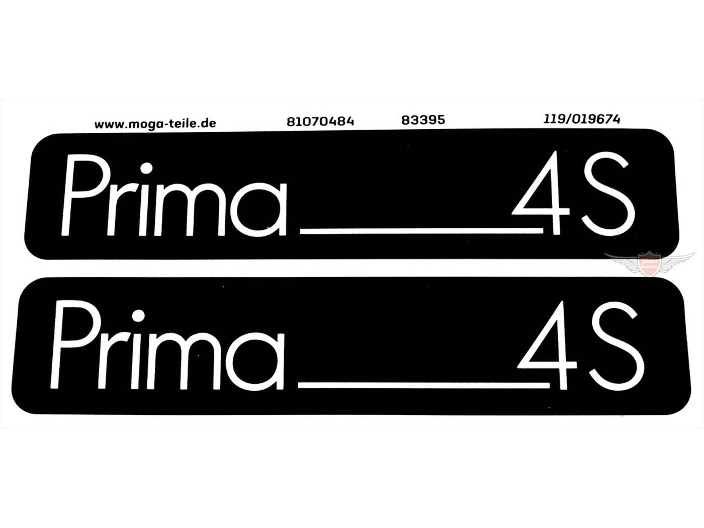 Set Autocolante MOGA 105mm x 21mm pentru Hercules Prima 4 / 4N / 4S / 4SL