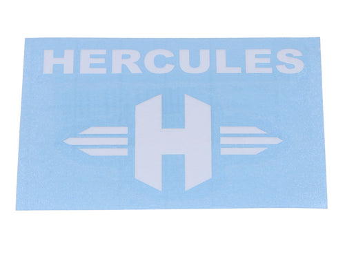 Autocolant decorativ cadru MOGA alb pentru Hercules Prima 4, Prima 5, Prima 6, Prima SX și alte modele